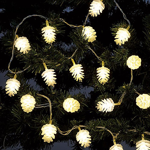 

Outdoor Solar String Light LED Solar Garden Light 1 set LED Lantern Solar Light String Outdoor String Lights 20 Light Pinecone Outdoor Waterproof Light Night Light