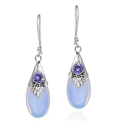 

Women's Drop Earrings Drop Stylish Earrings Jewelry Black / Purple / Dark Red For Daily 1 Pair