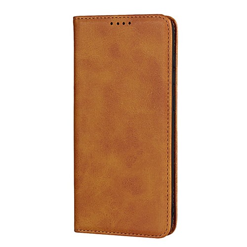 

Case For Samsung Galaxy A8(2018) / A8 / A9(2018) Wallet / Card Holder / Shockproof Full Body Cases Solid Colored Genuine Leather Case For Samsung Galaxy A80 / A70 / A60 / A40 / A30 / A20E / A10