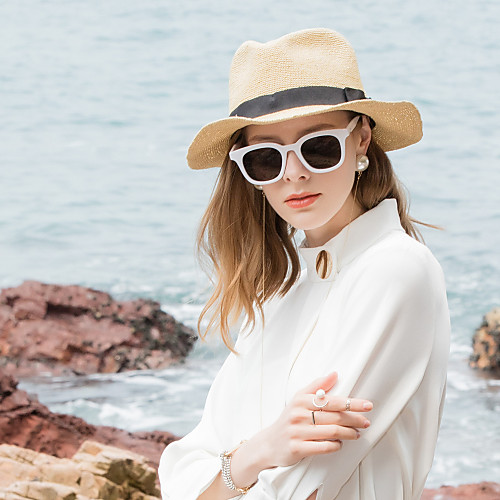 

Natural Fiber Straw Hats with Solid 1pc Casual / Daily Wear Headpiece