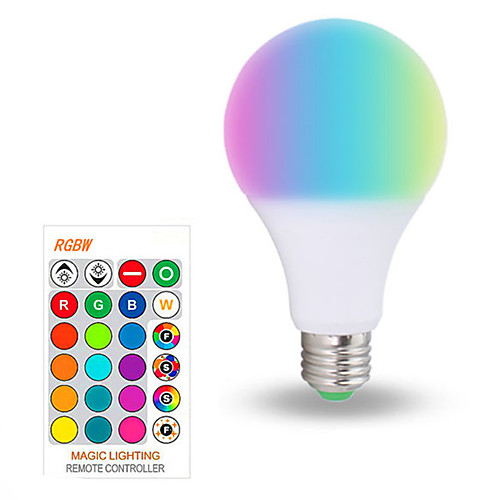 

1pc 10 W LED Smart Bulbs 200-800 lm E26 / E27 A70 6 LED Beads SMD 5050 Smart Dimmable Party RGBW 85-265 V / RoHS