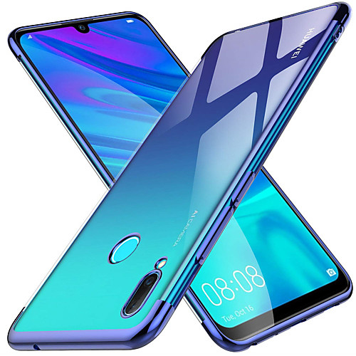 

Case For Huawei Huawei P smart / Huawei P Smart Plus / Huawei P Smart 2019 Plating Back Cover Transparent Soft TPU