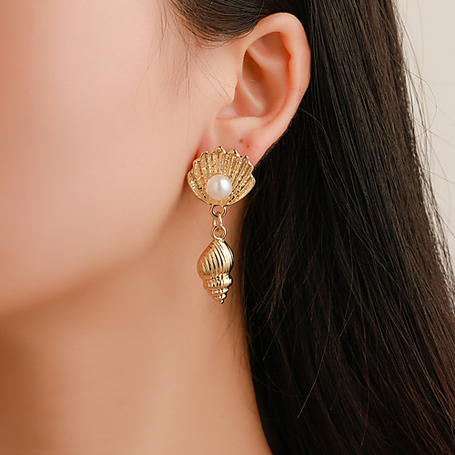 

Women's Earrings Holiday Wedding Birthday Romantic Earrings Jewelry Gold For Date Street Festival 1 Pair