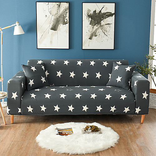 

Big Printed Sofa Cover Stretch Couch Cover Sofa Slipcovers for 3 Cushion Couch with One Free Pillow Case