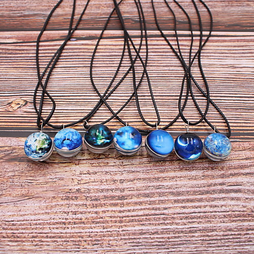 

Women's Men's Pendant Necklace Necklace Classic Mini Dainty Unique Design Fashion Modern Resin Chrome Light Green Blue Black / White White Black 45 cm Necklace Jewelry 1pc For Street Carnival Holiday