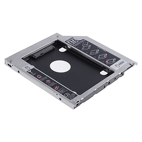 

9.5mm 2nd SATA Adapter Hard Disk Drive HDD Caddy Ssd for MacBook Pro A1278 2.5 Laptop SATA to SATA HDD Bracket for Cd Dvd Rom