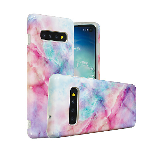 

Case For Samsung Galaxy Galaxy S10 / Galaxy S10 Plus / Galaxy S10 E IMD / Pattern Back Cover Marble Soft TPU