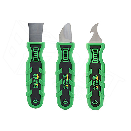 

3 in 1 PVC-Handle Spudger Set Phone Tablet Prying Scraper Glue Remover for iPhone iPad Samsung Repair Tool Kit