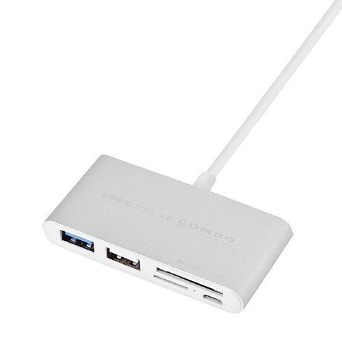 

Multifunction 2 In 1 Micro USB USB 3.0 OTG USB Hub with SD / TF Micro SD Card Reader Function