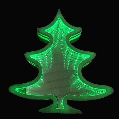 

Christmas Tree LED Night Light Christmas Gift 22cm Bedside Lamp for Kid Decorative Toy