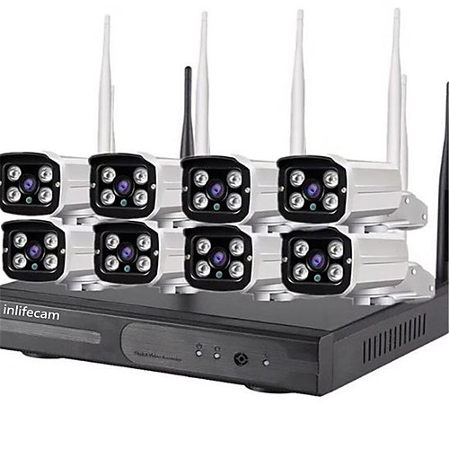 

8CH 720P Trade Assurance 8Channel wifi camera 720p CCTV Wireless NVR kit for cctv kit 8 cameras