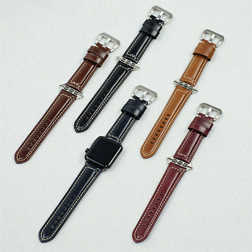 

Watch Band for Apple Watch Series 4/3/2/1 Apple Classic Buckle Genuine Leather Wrist Strap
