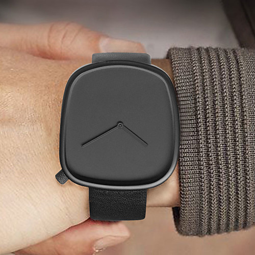 

Men's Dress Watch Quartz Leather Black / Grey 30 m Water Resistant / Waterproof New Design Cool Analog Casual Fashion Simple watch - Black Gray Black / Rose Gold One Year Battery Life / Large Dial