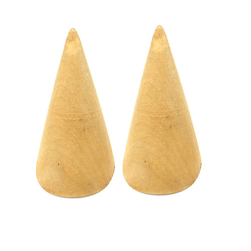 

Taper Shape Jewelry Displays - Wooden As Per Picture 3 cm 3 cm 5.6 cm / 2pcs