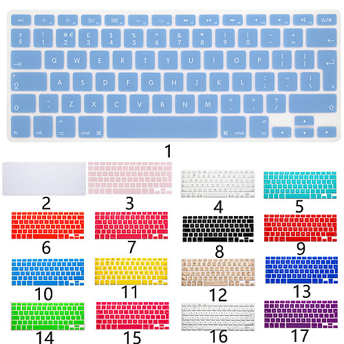 

Silicon Keyboard Cover For Apple MacBook Air 11'' / MacBook Air 13'' / MacBook Pro 13'' English
