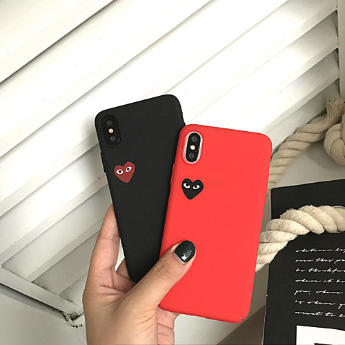 

Case For Apple iPhone XS / iPhone XR / iPhone XS Max Pattern Back Cover Heart Hard Plastic