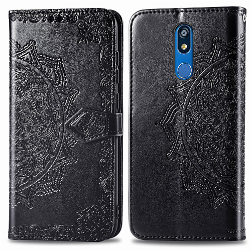 

Phone Case For LG LG K40 Card Holder Flip Full Body Cases Hard leather for LG K40