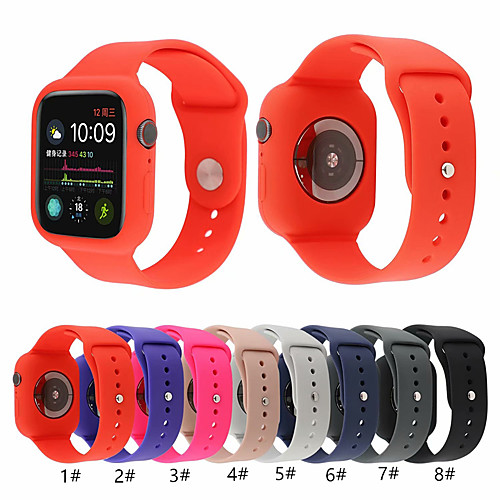 

Smartwatch Band for Apple Watch Series 5/4/3/2/1 Apple Sport Band Silicone Soft Wrist Strap