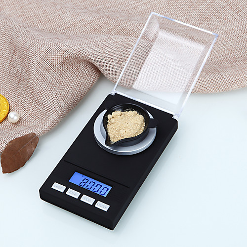 

0.005g-50g Digital Precision Electronic Scale Laboratory Medical Balance LCD Display Portable Jewelry Scales Gram Weight Scale