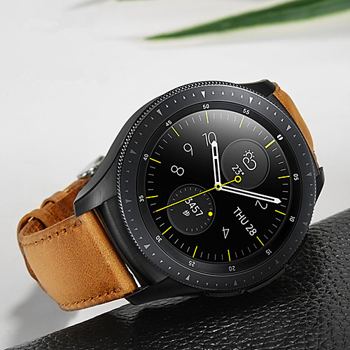 

Ремешок для часов для Samsung Galaxy Watch 42 Samsung Galaxy Спортивный ремешок Нержавеющая сталь / Кожа Повязка на запястье