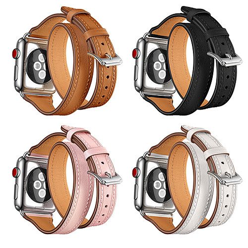 

Ремешок для часов для Apple Watch Series 4/3/2/1 Apple Классическая застежка Натуральная кожа Повязка на запястье
