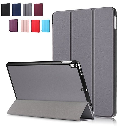 

Case For Apple iPad Mini 4 / iPad (2018) / iPad Pro 11'' Shockproof / with Stand / Ultra-thin Full Body Cases Solid Colored Hard PU Leather / iPad Pro 10.5 / iPad (2017)