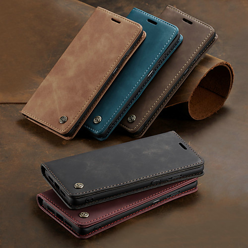 

Case For OnePlus One Plus 7 / One Plus 7 Pro Card Holder / with Stand / Flip Full Body Cases Solid Colored Hard PU Leather