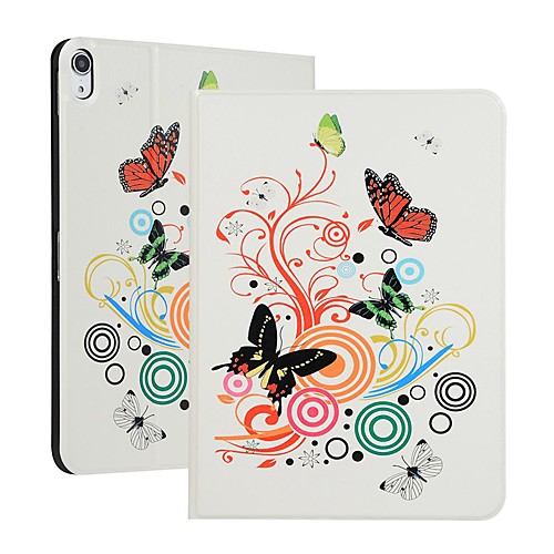 

Case For Apple iPad (2018) /New Air(2019) Auto Sleep / Wake Up Full Body Cases Butterfly Hard Canvas for iPad 2/3/4/iPad Pro 9.7''/Pro 10.5''/iPad (2017)/iPad Air/iPad Air 2/iPad mini 1/2/3/4/5