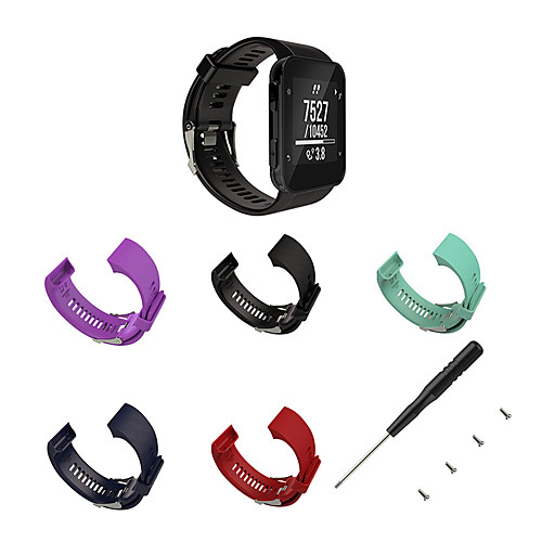 

Smart Watch Band for Garmin 1 pcs Sport Band Classic Buckle Silicone Replacement Wrist Strap for Forerunner 35