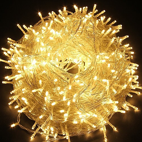 

30m300LEDs Fairy String Lights Lamp for Xmas Tree Holiday Wedding Party Decoration Linkable White Blue Multicolor Warm White 220-240V 1pc