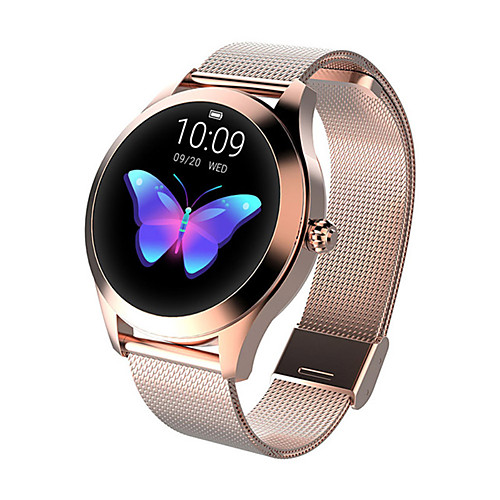 

KW10 Smart Watch BT Fitness Tracker Support Notify/Heart Rate Monitor Sport Stainless Steel Bluetooth Smartwatch Compatible IOS/Android Phones