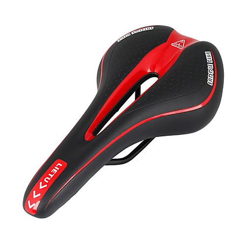 

Bike Saddle / Bike Seat Breathable Comfort Cushion Hollow Design PVC(PolyVinyl Chloride) Cycling Mountain Bike MTB Recreational Cycling Fixed Gear Bike Red and White Black / Red Black / White / Thick