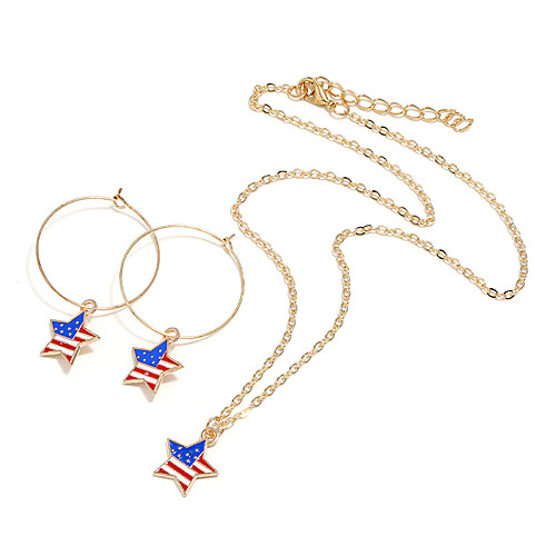 

Women's Jewelry Set European Casual / Sporty Earrings Jewelry Gold For Street Festival 1 set