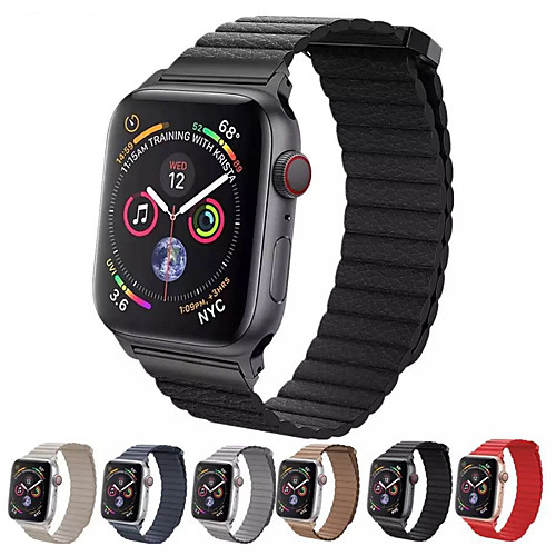 

Watch Band for Apple Watch Series 4/3/2/1 Apple Leather Loop Genuine Leather Wrist Strap