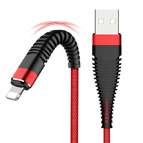 

Knitted Charging Cable Lightning USB Charger Charging Data Sync Cable for iPhone 8 7 6s 6 5 X