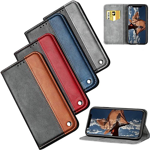 

Case For Samsung Galaxy Galaxy M10(2019) / Galaxy M20(2019) / Galaxy M30(2019) Card Holder / Shockproof / with Stand Full Body Cases Geometric Pattern Hard PU Leather