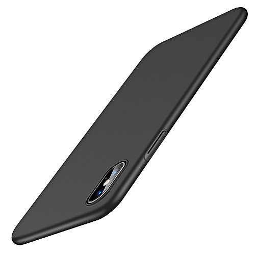 

Case For Apple iPhone XS / iPhone XR / iPhone XS Max Ultra-thin Back Cover Solid Colored Hard PU Leather