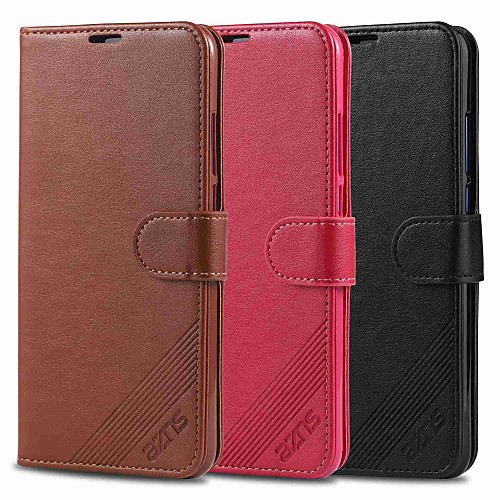 

Case For Huawei Huawei Honor 10 / Honor 10 Lite / Honor V20 Wallet / Shockproof / with Stand Full Body Cases Solid Colored Hard PU Leather