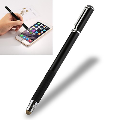 

Universal 2-in-1 multi-function round thin tip capacitive touch screen stylus for iPhone iPad Samsung and other capacitive touch screen smartphones or tablets