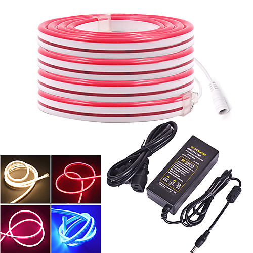 

KWB 5m LED Light Strips Flexible Tiktok Lights 600 LEDs SMD3528 12mm Warm White White Red Waterproof Creative Cuttable 12 V 1 set