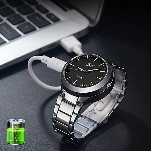 

Men's Steel Band Watches Quartz Silver / Gold 30 m Chronograph Luminous New Design Analog Sparkle Casual - GoldenWhite Black / Silver White / Silver Two Years Battery Life