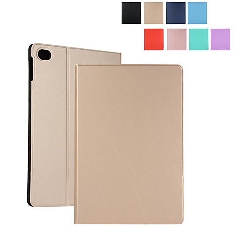 

Case For Huawei Huawei Mediapad T5 10 / Huawei Mediapad M5 Lite 10 / Huawei MediaPad M5 10 (Pro) Shockproof / Flip / Ultra-thin Full Body Cases Solid Colored Hard PU Leather