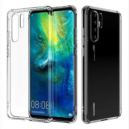 

Case For Huawei Huawei P30 Pro Transparent Back Cover Transparent Soft TPU