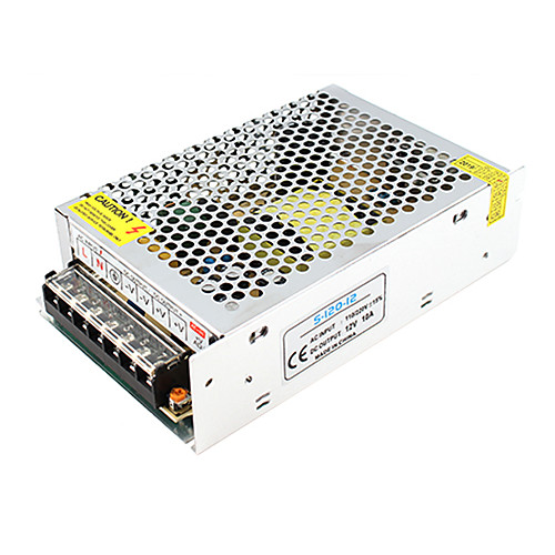 

1pc Light Strip Light String Video Monitoring Switching Power Supply Input AC85-265V Output 12V 120W