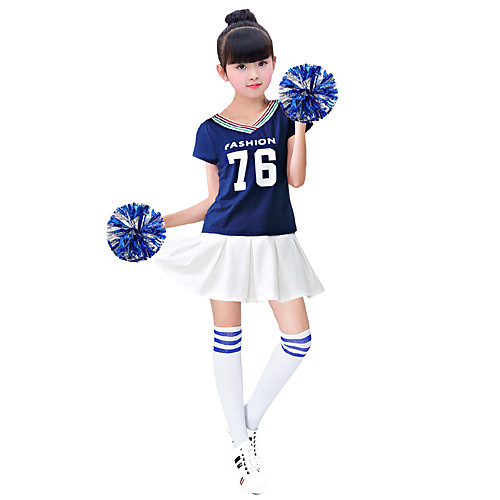 

Cheerleader Cosplay Costume Masquerade Adults' Girls' Cosplay Halloween Christmas Halloween Carnival Festival / Holiday Polyster White / Red / Blue Easy Carnival Costumes Color Block Quotes & Sayings