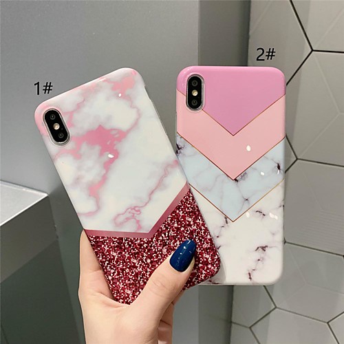 

Case For Apple iPhone XR / iPhone XS Max Pattern Back Cover Marble Soft TPU for iPhone X XS 8 8PLUS 7 7PLUS 6 6PLUS 6S 6S PLUS