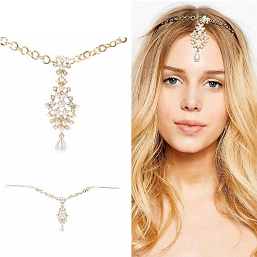 

Women's For Daily Wedding Party Imitation Pearl Alloy Gold 1pc