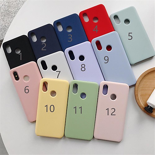 

Case For Xiaomi Xiaomi Mi Mix 3 / Xiaomi Mi 8 / Xiaomi Mi 8 SE Frosted Back Cover Solid Colored Soft TPU