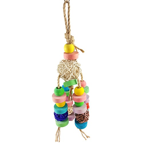 

Bird Perches & Ladders Pet Friendly Focus Toy Felt / Fabric Toys Bird Wood 7 cm