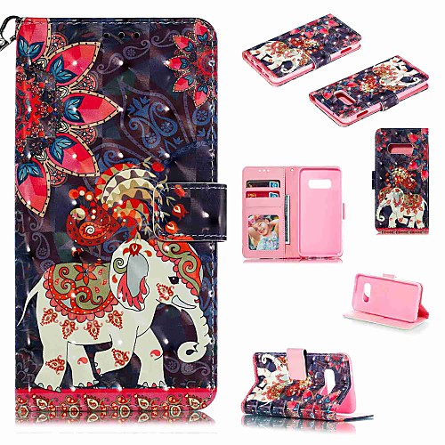 

Case For Samsung Galaxy S9 / S9 Plus / S8 Plus Wallet / Card Holder / Shockproof Full Body Cases Animal / Cartoon Hard PU Leather